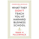 What they don't teach you at Harvard business school